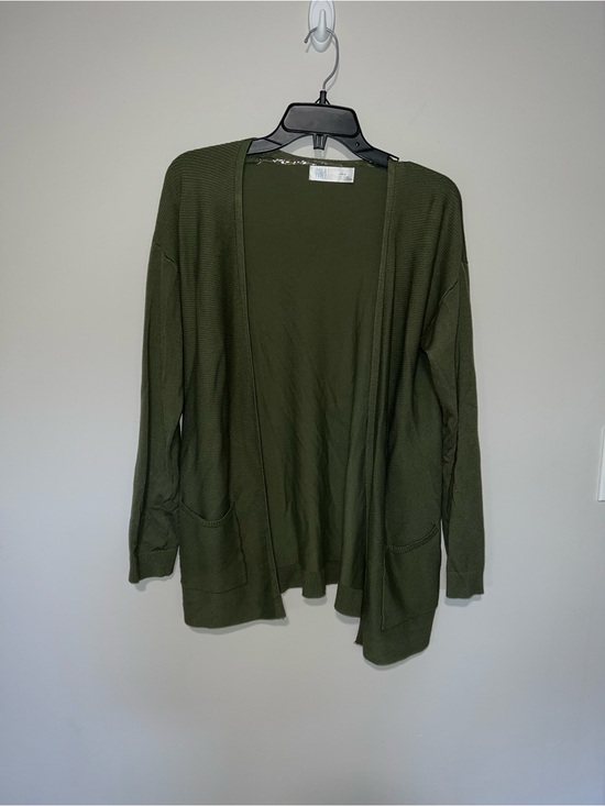 Time and Tru Sweaters - Olive green time and tru cardigan small